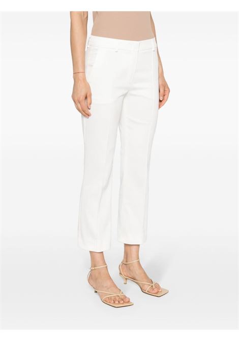 White mid-rise cropped trousers Maxmar Sportmax - women MAXMARA SPORTMAX | 2412131052600001